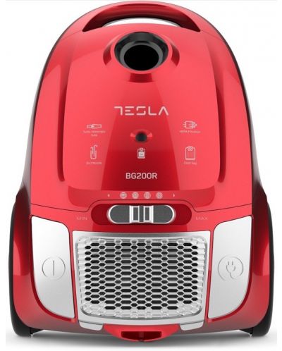 Ηλεκτρική σκούπα σακούλας Tesla - BG200R, HEPA, κόκκινο - 1