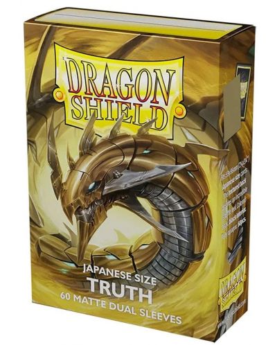 Προστατευτικά καρτών Dragon Shield Dual Sleeves - Small Matte Truth (60 τεμ.) - 1