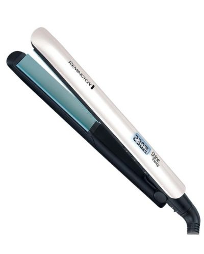 Ισιωτικό μαλλιών Remington - Shine Therapy S8500, 230°C, λευκό - 1