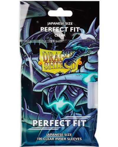 Προστατευτικά καρτών Dragon Shield Perfect Fit Sleeves - Small Clear (100 τεμ.) - 1
