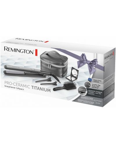 Ισιωτικό μαλλιών Remington - S5506GP, 150-230ºC, Κεραμικό, Μαύρο - 2