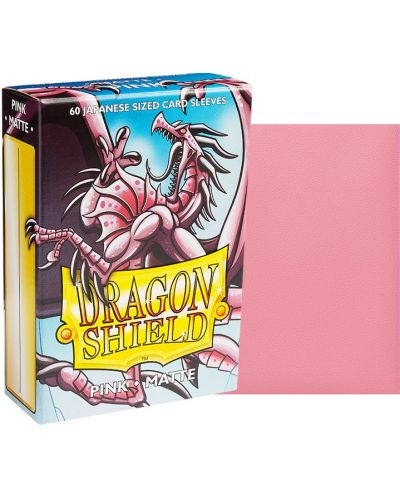 Προστατευτικά καρτώνж Dragon Shield Sleeves - Small Matte Pink (60 τεμ.) - 2