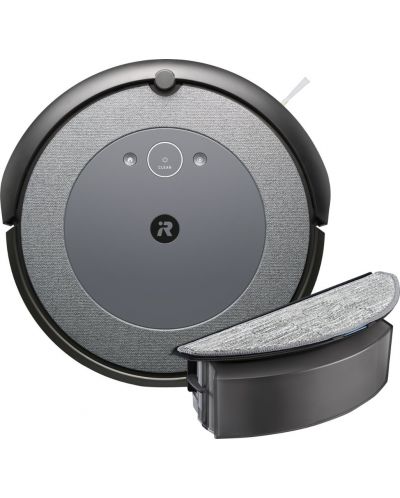 Ηλεκτρική σκούπα ρομπότ iRobot - Roomba Combo i5, i517840, Woven Neutral - 1