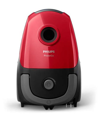 Ηλεκτρική σκούπα με σακούλα Philips PowerGo - FC8243/09, κόκκινη - 6