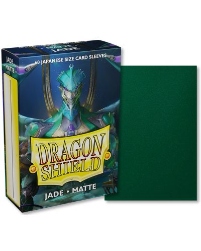 Προστατευτικά καρτών Dragon Shield Sleeves - Small Matte Jade (60 τεμ.) - 2