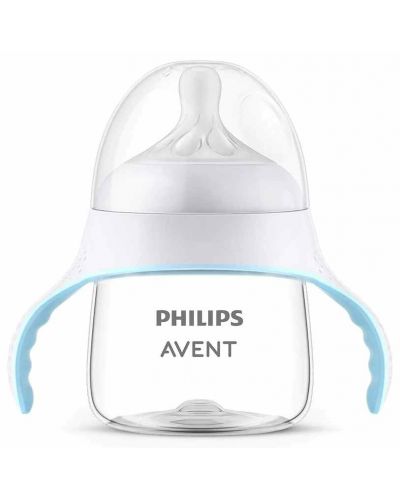 Μπιμπερό μετάβασης  Philips Avent - Natural Response 3.0, με θηλή 6 μηνών +,150 ml - 1