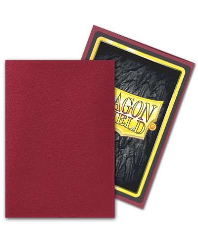 Προστατευτικά καρτών Dragon Shield Sleeves - Small Matte Blood Red (60 τεμ.) - 3