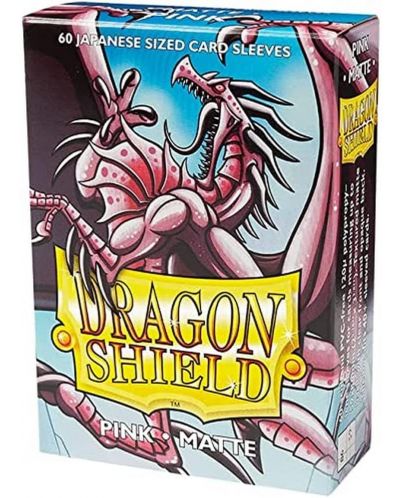 Προστατευτικά καρτώνж Dragon Shield Sleeves - Small Matte Pink (60 τεμ.) - 1