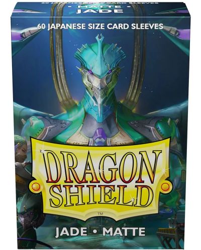 Προστατευτικά καρτών Dragon Shield Sleeves - Small Matte Jade (60 τεμ.) - 1