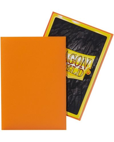 Προστατευτικά καρτών Dragon Shield Sleeves - Small Matte Orange (60 τεμ.) - 3