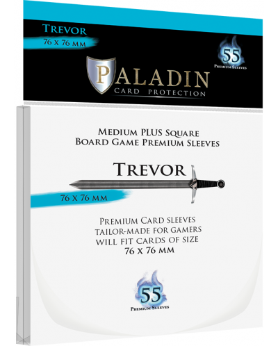 Протектори за карти Paladin - Trevor 76 x 76 (55 τεμ.) - 1