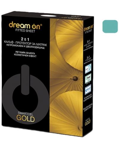 Προστατευτικό στρώματος Dream On - Smartcel Gold, Πράσινο  - 1
