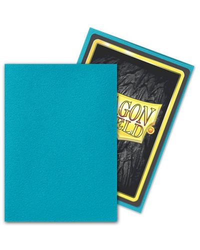Προστατευτικά καρτών Dragon Shield Sleeves - Matte Turquoise (100 τεμ.) - 3