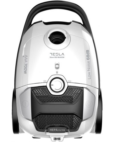 Ηλεκτρική σκούπα Tesla bag - BG400W Silent Pro, HEPA, λευκό/μαύρο - 1