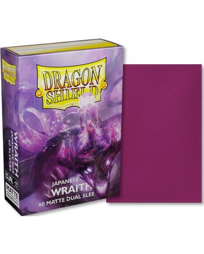 Προστατευτικά καρτών Dragon Shield Dual Sleeves - Small Matte Wraith (60 τεμ.) - 2