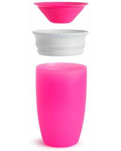 Κύπελλο μετάβασης Munchkin - Miracle 360°, 296 ml, Pink - 2