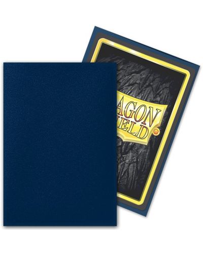 Προστατευτικά καρτών Dragon Shield Sleeves - Small Matte Midnight Blue (60 τεμ.) - 3