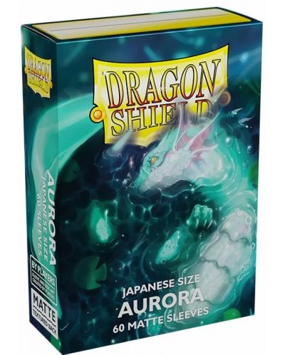 Προστατευτικά καρτών Dragon Shield Sleeves - Small Matte Aurora (60 τεμ.) - 1