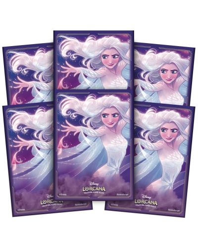Προστατευτικά καρτών Disney Lorcana TCG: The First Chapter Card Sleeves - Elsa (65 τεμ.) - 3
