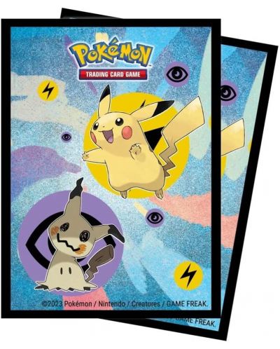Προστατευτικά καρτών Ultra Pro - Pikachu & Mimikyu (65 τμχ) - 1