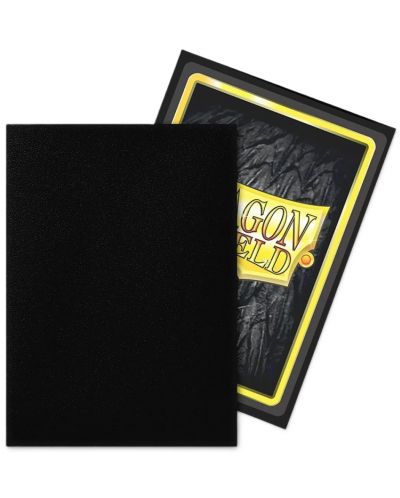 Προστατευτικά καρτών Dragon Shield Sleeves - Non-Glare Matte V2 Black (100 τεμ.) - 3