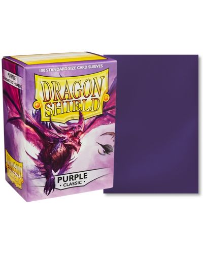 Προστατευτικά καρτών Dragon Shield Classic Sleeves - Purple (100 τεμ.) - 2