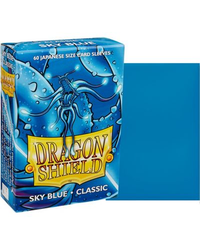 Προστατευτικά καρτών Dragon Shield Sleeves - Small Size Sky Blue (60 τεμ.) - 2