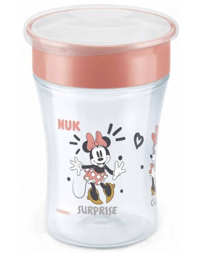 Κύπελλο μετάβασης NUK - Magic Cup, 8  μ+, 230 ml, Minnie  - 1