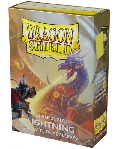 Προστατευτικά καρτών Dragon Shield Dual Lightning Sleeves - Small Matte (60 τεμ.) - 1