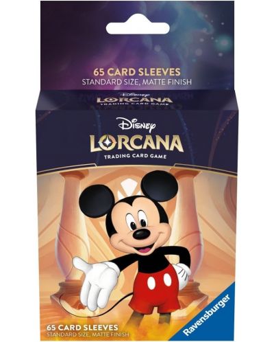Προστατευτικά καρτών Disney Lorcana TCG: The First Chapter Card Sleeves - Mickey Mouse (65 τεμ.) - 1