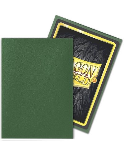 Προστατευτικά καρτών Dragon Shield Sleeves - Matte Forest Green (100 τεμ.) - 3