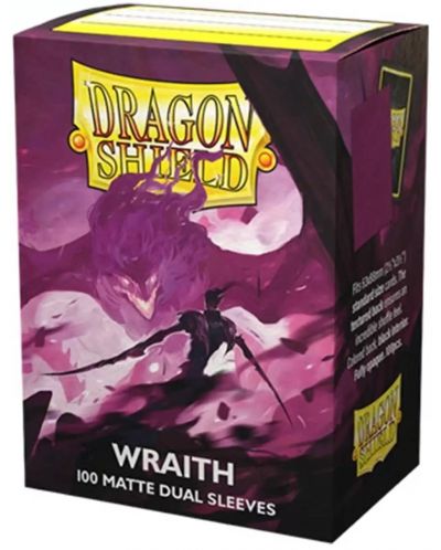 Προστατευτικά καρτών Dragon Shield Dual Wraith Sleeves - Matte (100 τεμ.) - 1