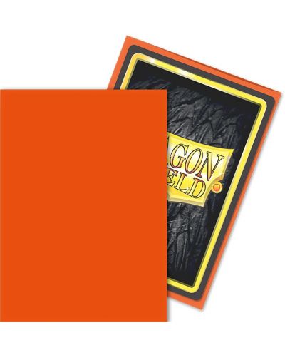 Προστατευτικά καρτών Dragon Shield Classic Sleeves -  Tangerine (100 τεμ.) - 3