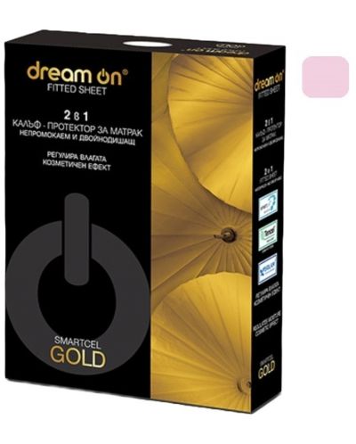 Προστατευτικό στρώματος Dream On - Smartcel Gold, ροζ - 1