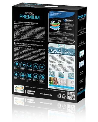 Προστατευτικό στρώματος Dream On - Tencel Premium, με ύψος 25-35 см - 2