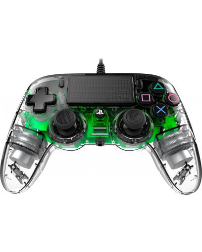 Χειριστήριο Nacon за PS4 - Wired Illuminated Compact Controller, crystal green - 2