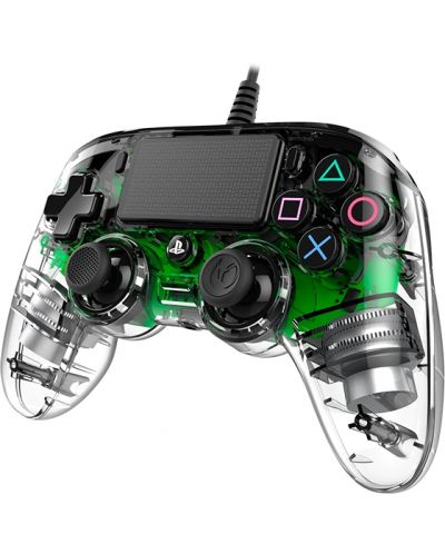 Χειριστήριο Nacon за PS4 - Wired Illuminated Compact Controller, crystal green - 3