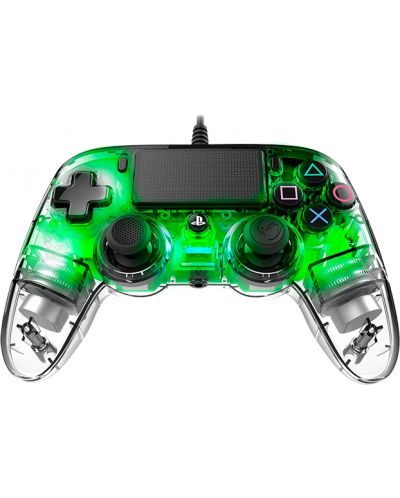 Χειριστήριο Nacon за PS4 - Wired Illuminated Compact Controller, crystal green - 4