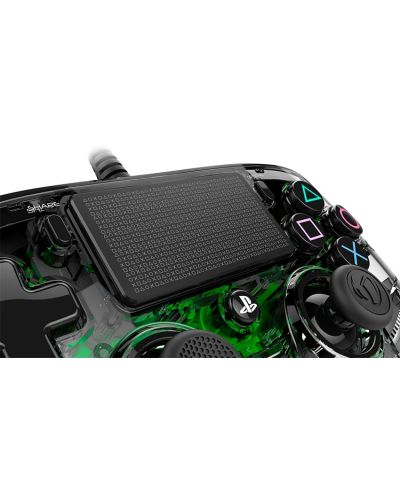 Χειριστήριο Nacon за PS4 - Wired Illuminated Compact Controller, crystal green - 9