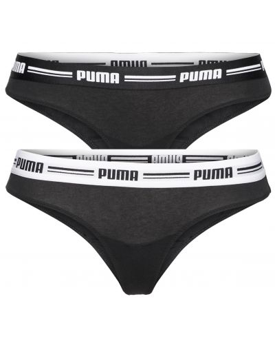 Σετ γυναικείο εσώρουχο Puma - Hang, 2 τεμάχια, μαύρο - 1