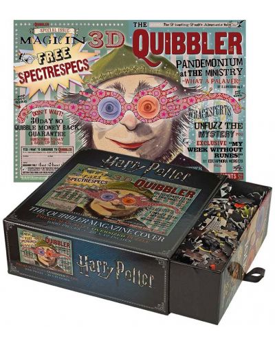 Πανοραμικό παζλ Harry Potter 1000 κομμάτια - Περιοδικό The Quibbler - 1