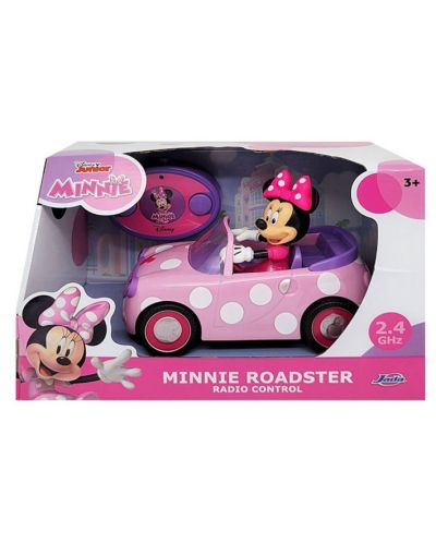 Τηλεκατευθυνόμενο αυτοκίνητο Jada Toys Disney - Minnie Mouse, με ειδώλιο - 1
