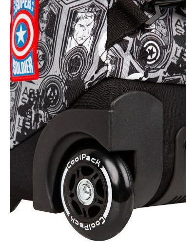 Σχολικό σακίδιο πλάτης με ρόδες Cool Pack Jack - The Avengers, 24 l - 4