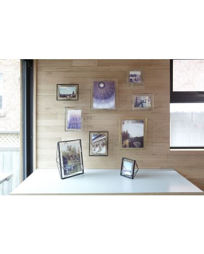 Κορνίζα φωτογραφιών Umbra - Prisma, 17.8 x 22.9 x 7.6 cm, χρώμιο - 3