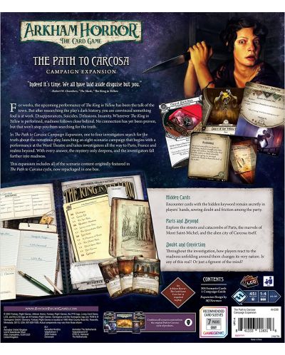 Επέκταση επιτραπέζιου παιχνιδιού Arkham Horror LCG: The Path to Carcosa Campaign Expansion - 2