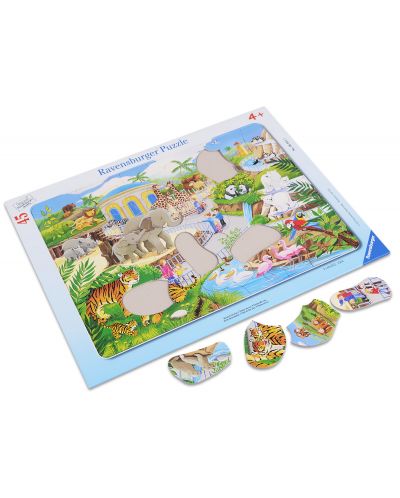 Παζλ Ravensburger 45 κομμάτια - Επίσκεψη στον ζωολογικό κήπο  - 2