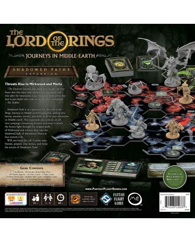 Επέκταση επιτραπέζιου παιχνιδιού The Lord of the Rings: Journeys in Middle-Earth - Shadowed Paths - 2