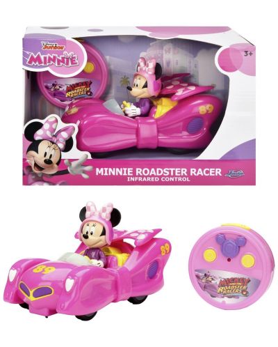 Τηλεκατευθυνόμενο αυτοκίνητο Jada Toys - IRC Minnie Roadster Racer - 1
