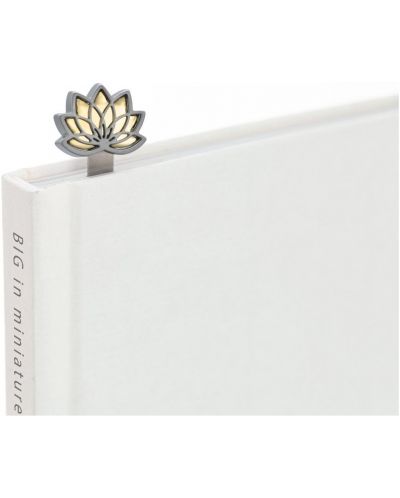 Διαχωριστικό βιβλίου Metalmorphose - Lotus Flower Pearl Gold - 3