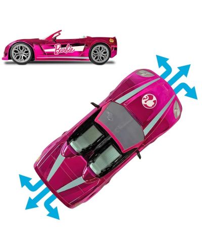 Τηλεκατευθυνόμενο αυτοκίνητο Mondo Motors- Το αυτοκίνητο των ονείρων της Barbie - 6